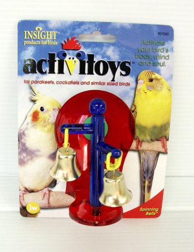 Photo of JW Pet Company-JW Multicolor Spinning Bells Toy-from Pet Wish Pros