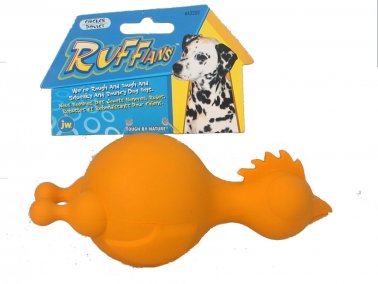 Photo of JW Pet Company-JW Ruffians Chicken Cat & Dog Toy-from Pet Wish Pros
