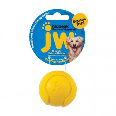 Photo of JW Pet Company-JW iSqueak Bouncin' Baseball Dog Toy-Small-from Pet Wish Pros