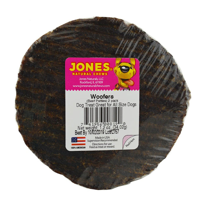 Photo of Jones Natural Chews-Jones Natural Chews Woofers for Dog-Beef-2 count-from Pet Wish Pros