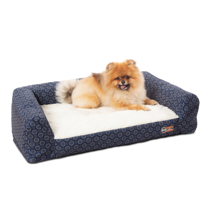 Photo of K&H Pet Products-K&H Pet Products Air Sofa Pet Bed Geo Flower-Small-Navy-from Pet Wish Pros