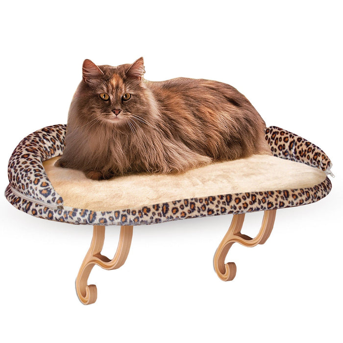 Photo of K&H Pet Products-K&H Pet Products Deluxe Kitty Sill with Bolster-14 in x 24 in x 10 in-from Pet Wish Pros