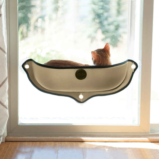 Photo of K&H Pet Products-K&H Pet Products EZ Mount Window Bed Kitty Sill-27 in x 11 in x 10.5 in-Tan-from Pet Wish Pros