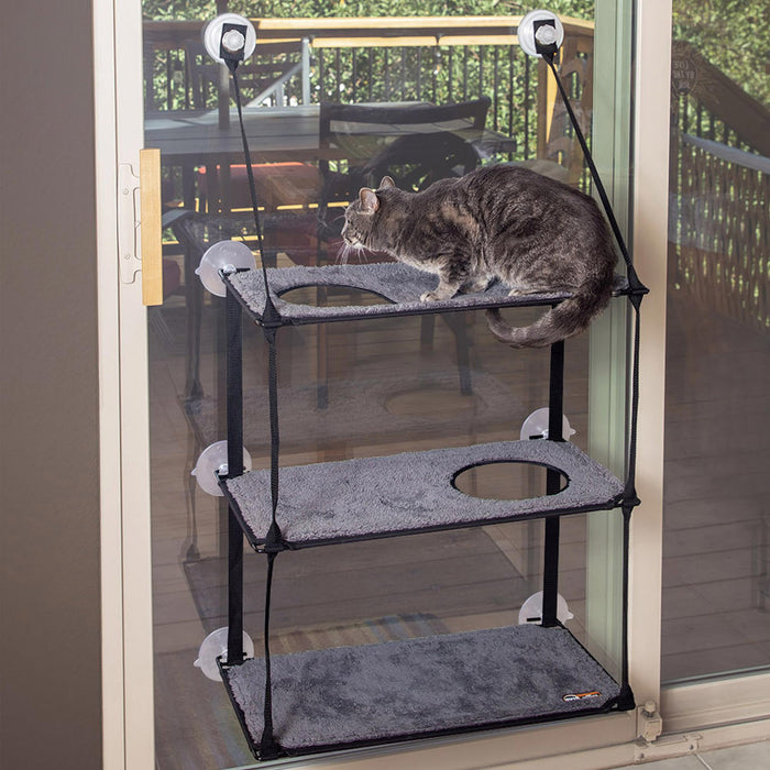 Photo of K&H Pet Products-K&H Pet Products EZ Mount Window Kitty Sill-Triple Stack-from Pet Wish Pros