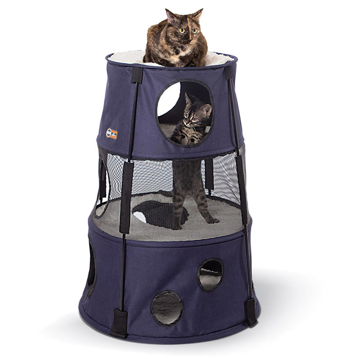 Photo of K&H Pet Products-K&H Pet Products Kitty Tower-Dark Denim-from Pet Wish Pros