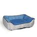 Photo of K&H Pet Products-K&H Pet Products Lounge Sleeper Self-Warming Pet Bed-Gray / Blue-from Pet Wish Pros