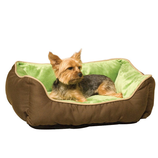 Photo of K&H Pet Products-K&H Pet Products Lounge Sleeper Self-Warming Pet Bed-Mocha / Green-from Pet Wish Pros