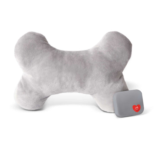 Photo of K&H Pet Products-K&H Pet Products Mother's Heartbeat Plush Dog Bone Pillow-Medium-Gray-from Pet Wish Pros