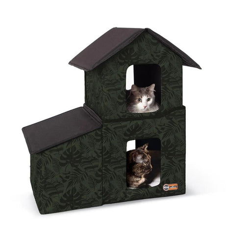 Photo of K&H Pet Products-K&H Pet Products Outdoor Two-Story Kitty House with Dining Room-from Pet Wish Pros