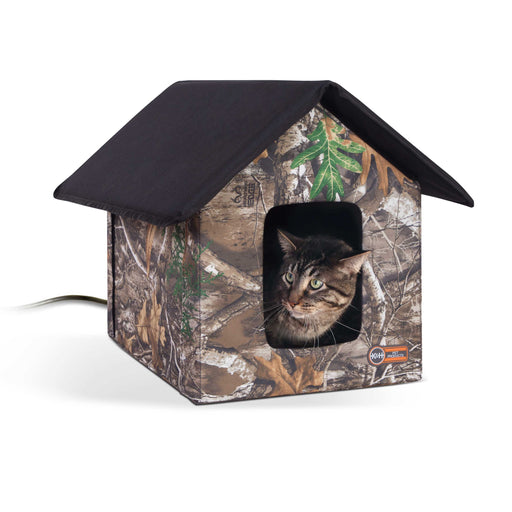 Photo of K&H Pet Products-K&H Pet Products Realtree Thermo Outdoor Kitty House-Pack of 1-from Pet Wish Pros