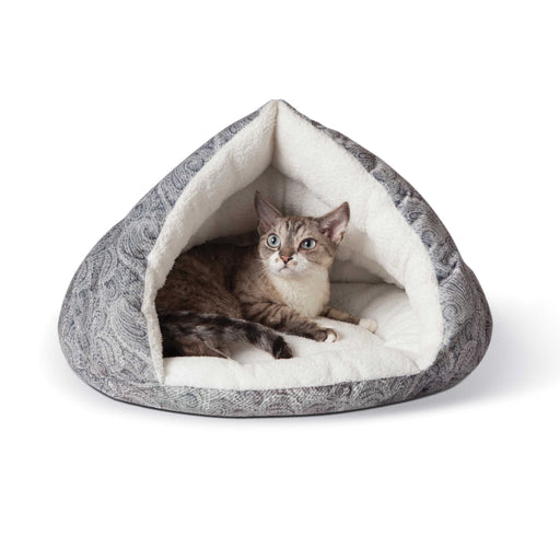 Photo of K&H Pet Products-K&H Pet Products Self-Warming Kitty Hut-Gray-from Pet Wish Pros