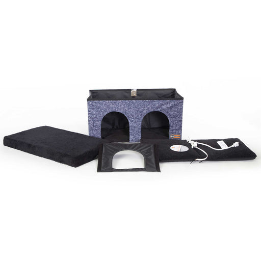 Photo of K&H Pet Products-K&H Pet Products Thermo-Kitty Duplex-Navy Blue-from Pet Wish Pros