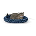 Photo of K&H Pet Products-K&H Pet Products Thermo-Kitty Fashion Splash Bed-16 in x 22 in x 2 in-Blue-from Pet Wish Pros