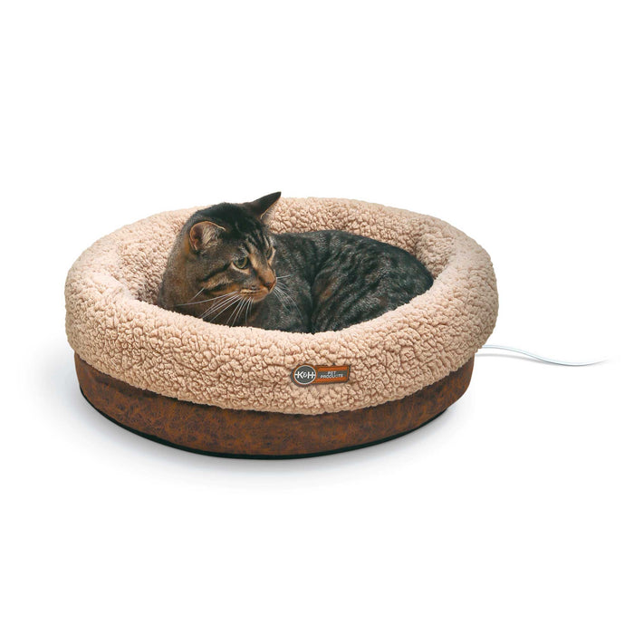 Photo of K&H Pet Products-K&H Pet Products Thermo-Snuggle Cup Pet Bed-Bomber Chocolate-from Pet Wish Pros