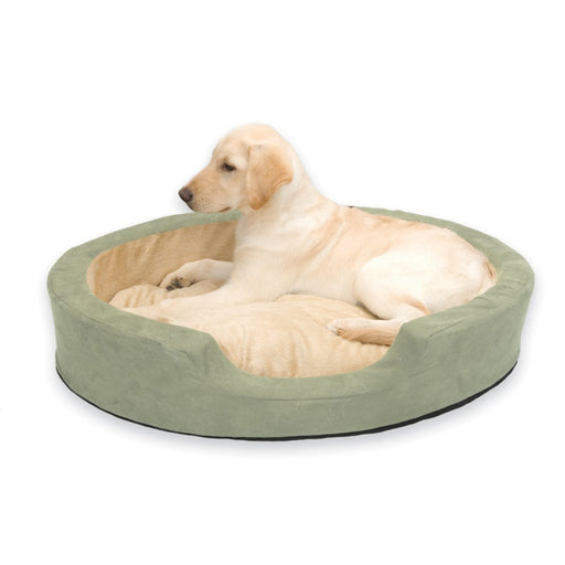 Photo of K&H Pet Products-K&H Pet Products Thermo Snuggly Sleeper Oval Pet Bed-Large-from Pet Wish Pros