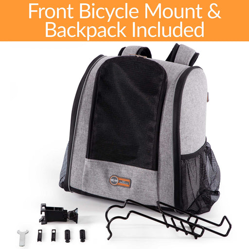 Photo of K&H Pet Products-K&H Pet Products Travel Bike BackPack for Pets-Pack of 1-from Pet Wish Pros