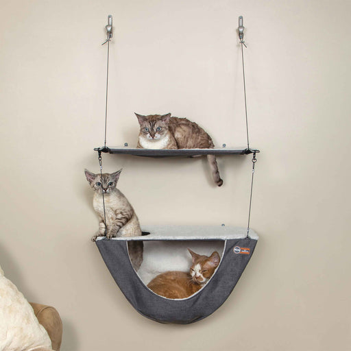 Photo of K&H Pet Products-K&H Pet Products Wall Mount Cat Shelf and Cat Hammock-from Pet Wish Pros