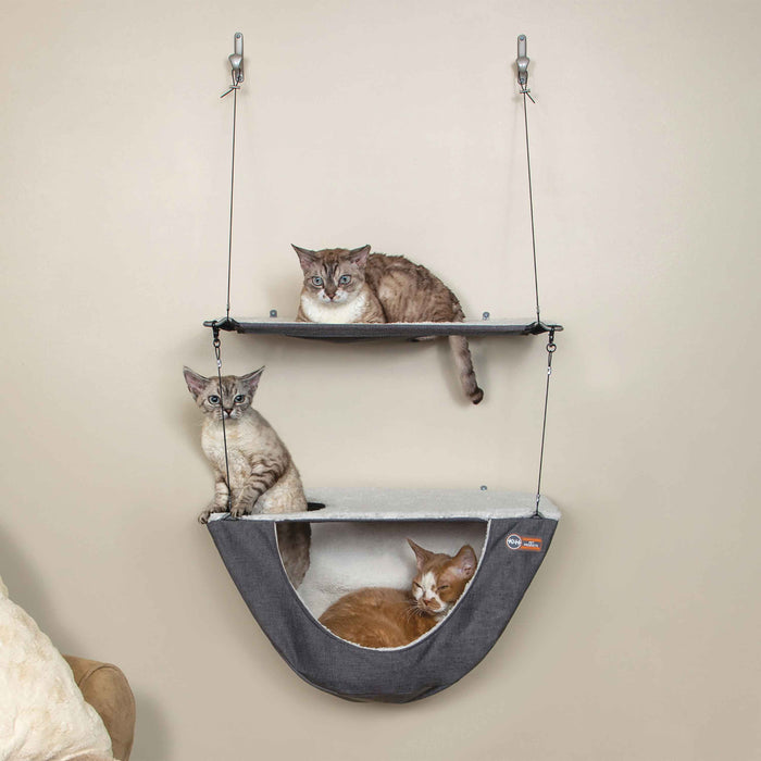 Photo of K&H Pet Products-K&H Pet Products Wall Mount Cat Shelf and Cat Hammock-from Pet Wish Pros