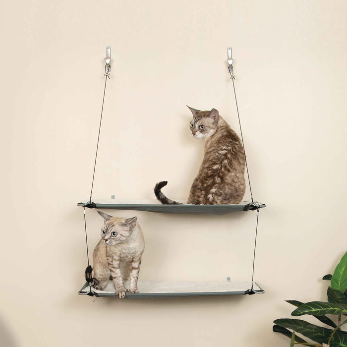 Photo of K&H Pet Products-K&H Pet Products Wall Mounted Cat Shelf-Double Level-from Pet Wish Pros