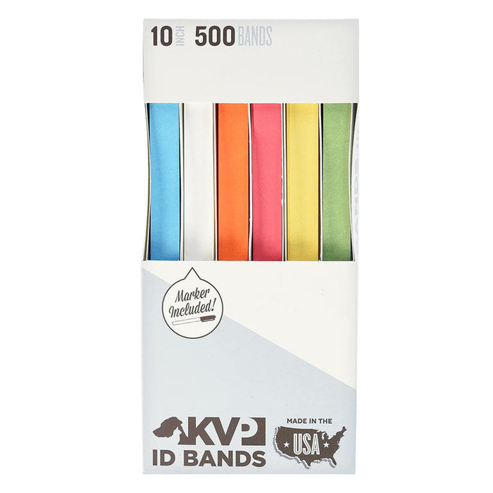 Photo of KVP International-KVP ID Bands-Multicolor-10 in-500 count-from Pet Wish Pros