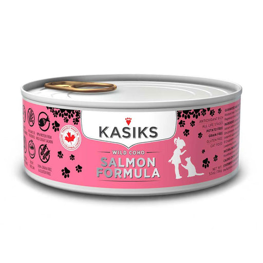 Photo of Kasiks-FirstMate Kasiks Canned Cat Food-Wild Coho Salmon-(5.5 oz) [24 count]-from Pet Wish Pros