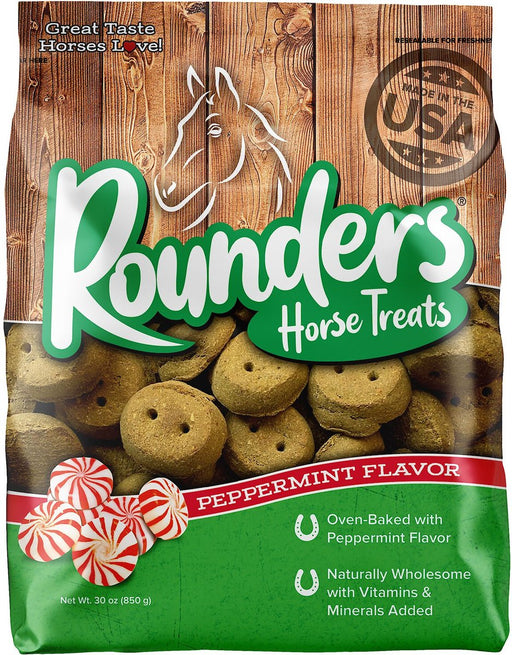 Photo of Kent Feeds-Rounders Horse Treats-Peppermint-30 oz-from Pet Wish Pros