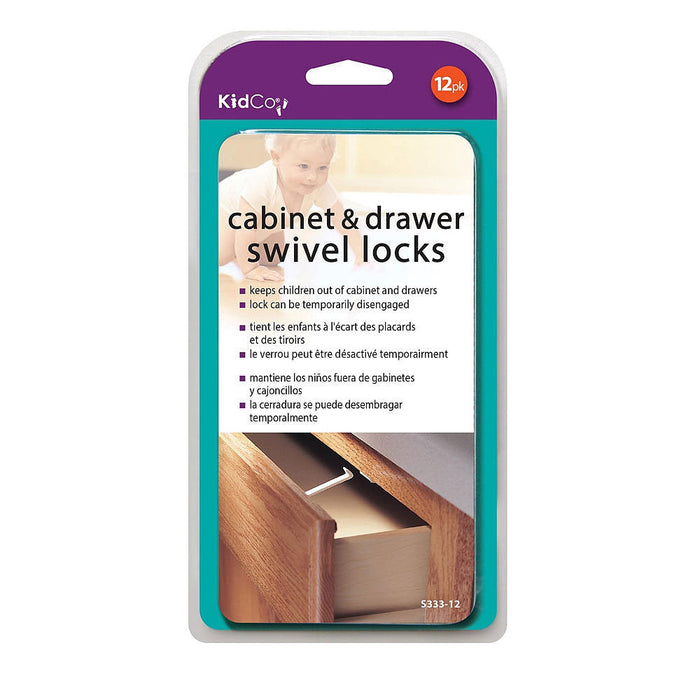 Photo of KidCo-KidCo Swivel Cabinet and Drawer Locks-12 count-from Pet Wish Pros