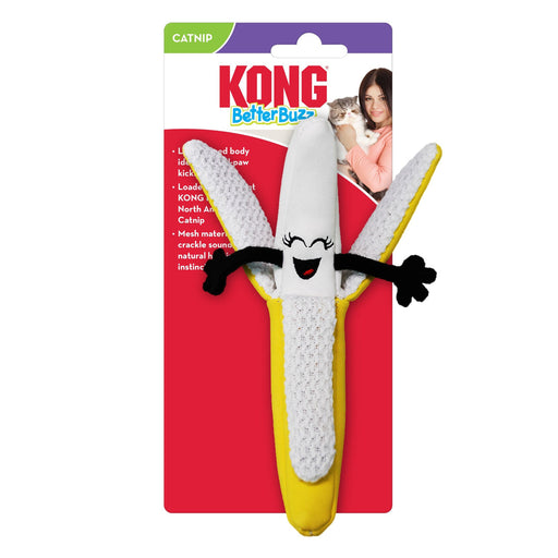 Photo of Kong-Kong Better Buzz Better Buzz Banana Cat Toy-Yellow-from Pet Wish Pros