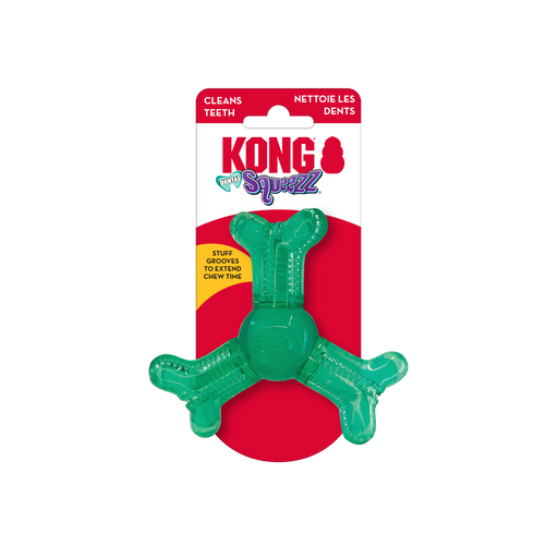 Photo of Kong-Kong Squeezz Dental Roller Bone-E x tra Small-Xs/Sm-from Pet Wish Pros