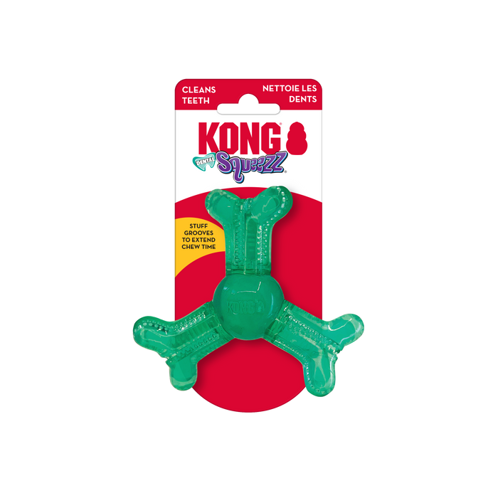 Photo of Kong-Kong Squeezz Dental Roller Bone-E x tra Small-Xs/Sm-from Pet Wish Pros