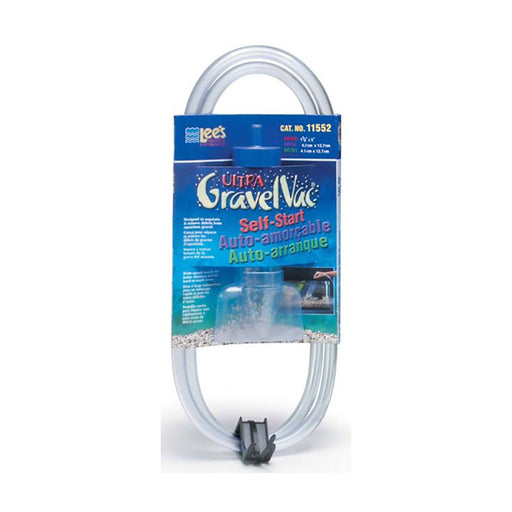 Photo of Lee's Aquarium & Pet Products-Lee's Ultra GravelVac Self-Start Cleaner with Nozzle & Hose Clip-1 5/8 in x 5 in-from Pet Wish Pros