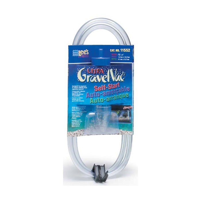 Photo of Lee's Aquarium & Pet Products-Lee's Ultra GravelVac Self-Start Cleaner with Nozzle & Hose Clip-1 5/8 in x 5 in-from Pet Wish Pros