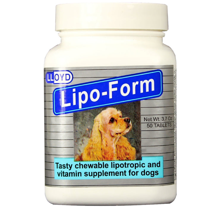 Photo of Lloyd-Lipo-Form Chewable Tablets for Dogs-50 count-from Pet Wish Pros