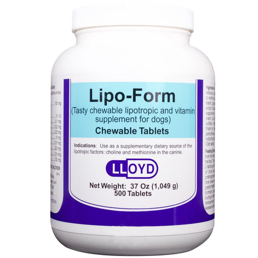 Photo of Lloyd-Lipo-Form Chewable Tablets for Dogs-500 count-from Pet Wish Pros