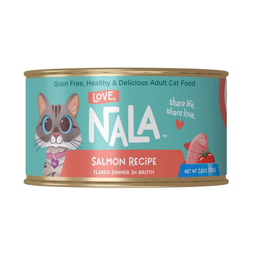 Photo of Love, Nala-Love, Nala Flaked Recipe in Broth Canned Cat Food-Salmon-(2.8 oz) [12 count]-from Pet Wish Pros