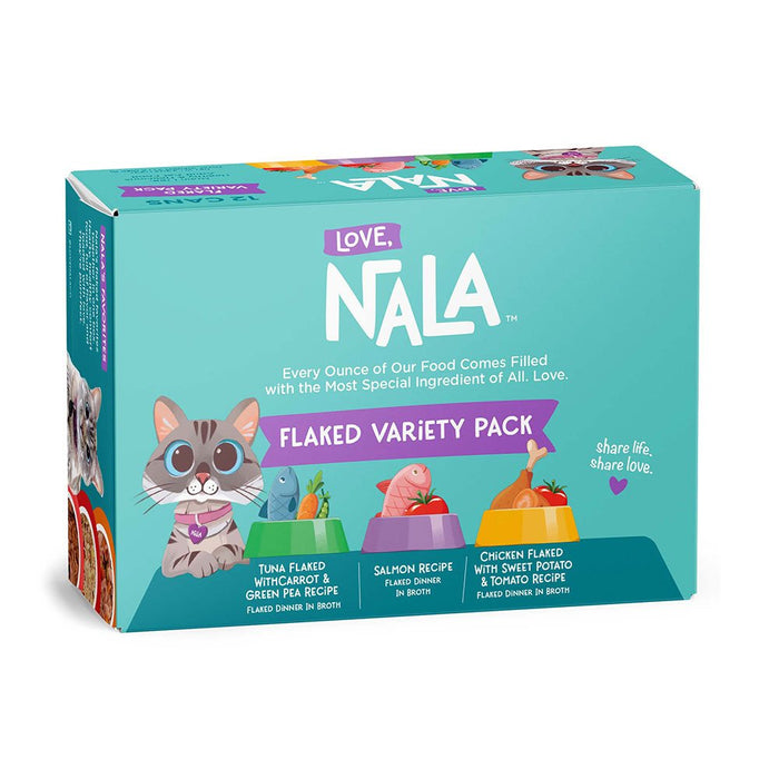 Photo of Love, Nala-Love, Nala Flaked Recipe in Broth Canned Cat Food-Variety Pack (Tuna, Salmon, & Chicken)-(2.8 oz) [12 count]-from Pet Wish Pros