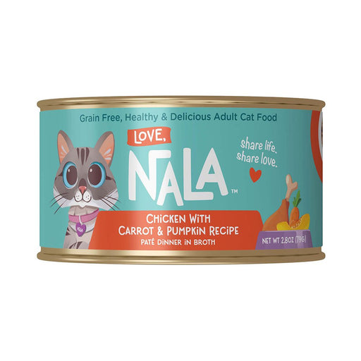 Photo of Love, Nala-Love, Nala Pate Recipe in Broth Canned Cat Food-Chicken with Carrot & Pumpkin-(2.8 oz) [12 count]-from Pet Wish Pros