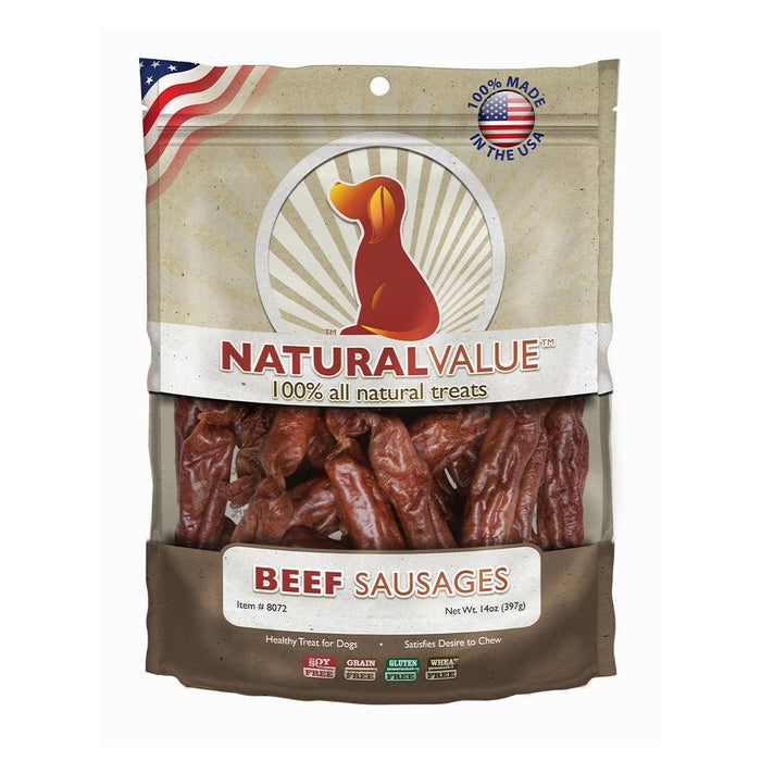 Photo of Loving Pets-Loving Pets Natural Value Grain-Free Soft Chew Dog Treat-Beef Sausage-14 oz-from Pet Wish Pros