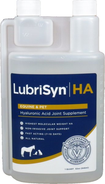 Photo of LubriSyn-Lubrisyn HA + Equine and Pet Hyaluronic Acid Joint Supplement-32 oz-from Pet Wish Pros