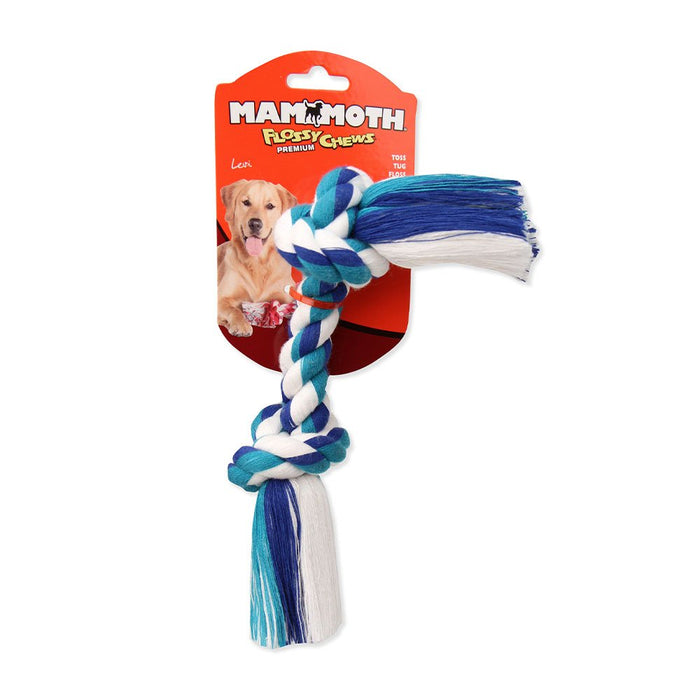 Photo of Mammoth Pet Products-Mammoth Flossy Chews Bones Color Rope Dog Toy-2 knot-Medium Dog-from Pet Wish Pros