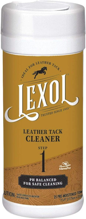 Photo of Manna Pro-Lexol Equine Leather Cleaner Quick Wipes-25 count-from Pet Wish Pros