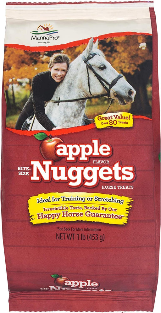 Photo of Manna Pro-Manna Pro Bite-Size Nuggets Horse Treats-Apple-1 lb-from Pet Wish Pros