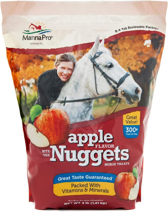 Photo of Manna Pro-Manna Pro Bite-Size Nuggets Horse Treats-Apple-4 lb-from Pet Wish Pros