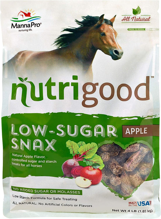 Photo of Manna Pro-Nutrigood Low-Sugar Snax Horse Treats-Apple-4 lb-from Pet Wish Pros