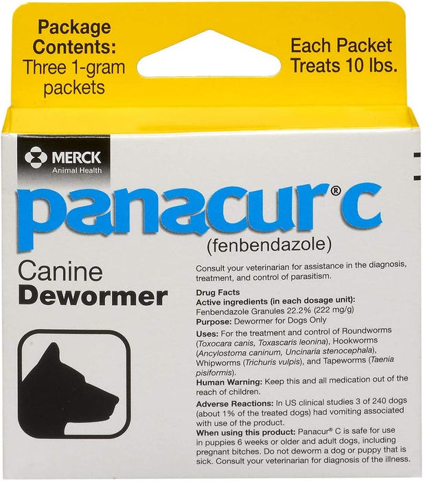 Photo of Merck Animal Health-Panacur C Canine Packets-1 gram-3 count-from Pet Wish Pros