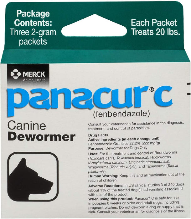 Photo of Merck Animal Health-Panacur C Canine Packets-2 gram-3 count-from Pet Wish Pros