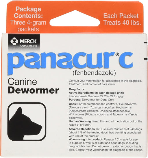 Photo of Merck Animal Health-Panacur C Canine Packets-4 gram-3 count-from Pet Wish Pros