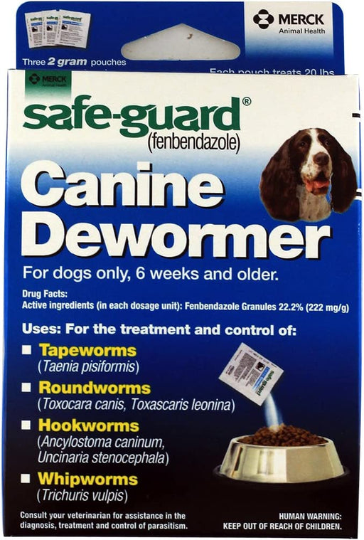 Photo of Merck Animal Health-Safe-Guard Canine Tapeworm Packets-2 gram-3 count-from Pet Wish Pros