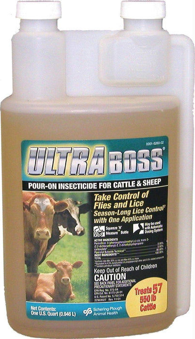 Photo of Merck Animal Health-UltraBoss Pour-On Insecticide-1 qt-from Pet Wish Pros