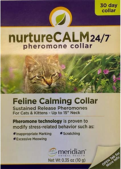 Photo of Meridian Animal Health-NurtureCALM 24/7 Feline Calming Collar-15 in-from Pet Wish Pros